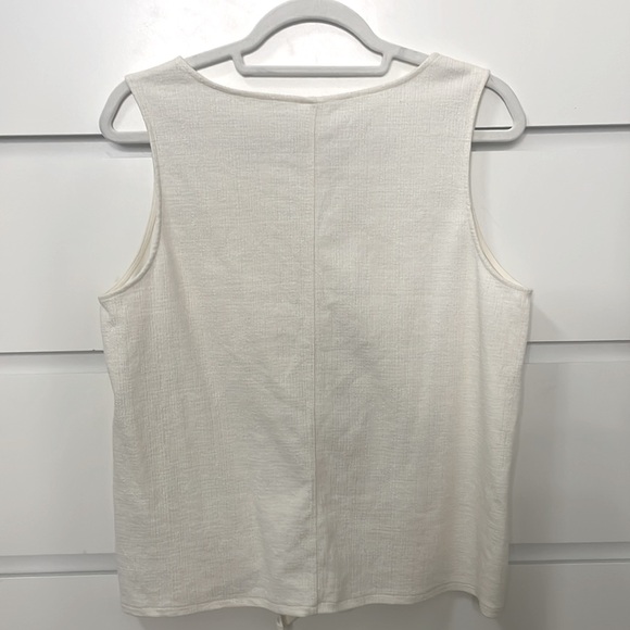OLD NAVY Cropped Tie-Hem Textured-Knit Sleeveless Top L nwot - Picture 5 of 8